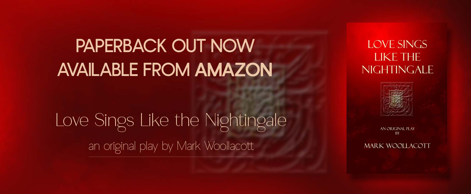 book cover of Love Sings Like the Nightingale by Mark Woollacott