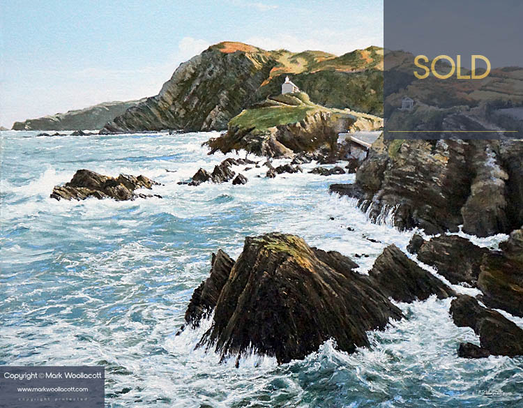 <i>A View of St. Nicholas’ Chapel, Lantern Hill and Hillsborough, Ilfracombe</i><span>SOLD at Echo Beach Gallery</span>