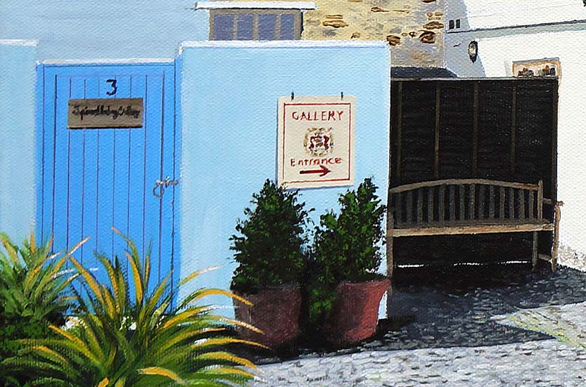 Docton Court painting UK