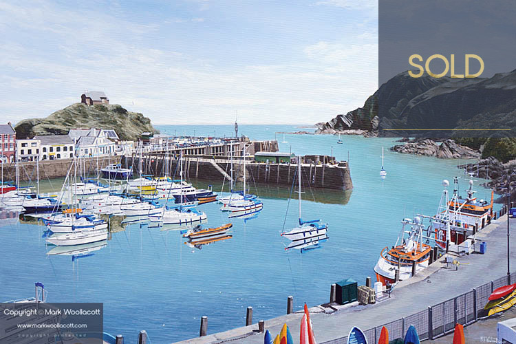 <i>Ilfracombe Harbour in Summertime</i><span>SOLD</span>