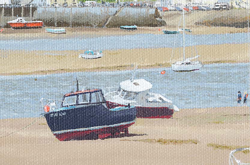 Instow Beach contemporary seascape painting