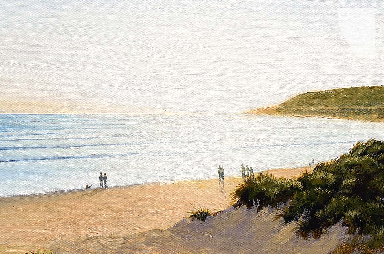 Saunton Beach coastal painting coastal art