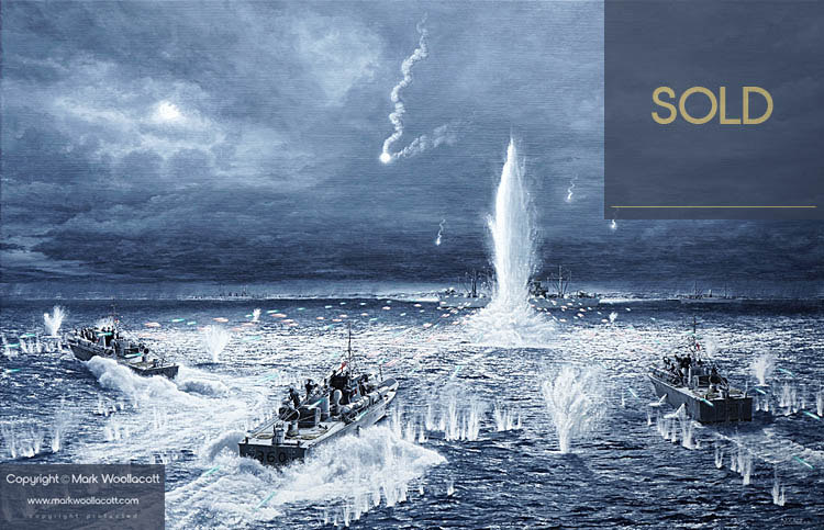 <i>The Attack Pressed Home</i><span>Painting Commission SOLD</span>